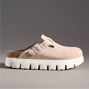 Papillio Women's Suede Mules - Light Tan